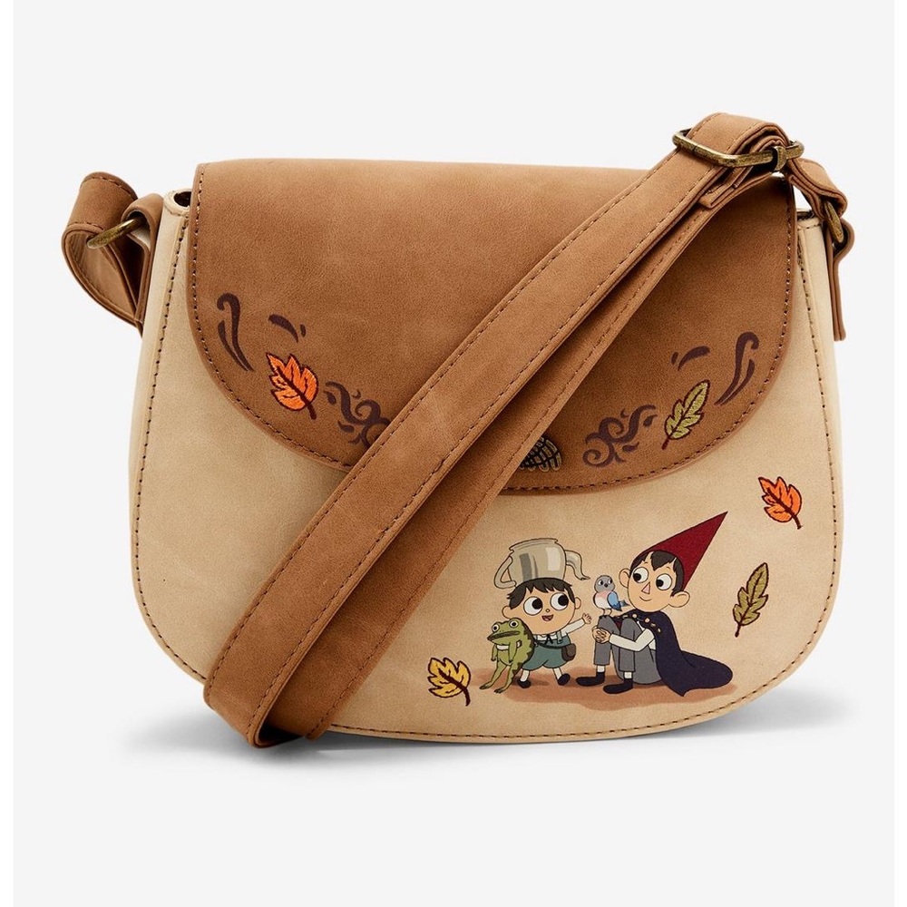 Over The Garden Wall Wirt & Greg Leaves Crossbody Bag